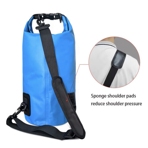 Larger Capacity Travel Bag Waterproof Dry Bag Waterproof Backpack for Mountaineering and Camping - Image 4