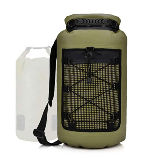 Larger Capacity Travel Bag Waterproof Dry Bag Waterproof Backpack for Mountaineering and Camping - Image 5