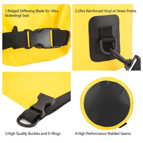 Outdoor Swimming Boating Camping Water Sport 2L 5L10L15L20L30L Large Pvc Waterproof Dry Bag - Image 2