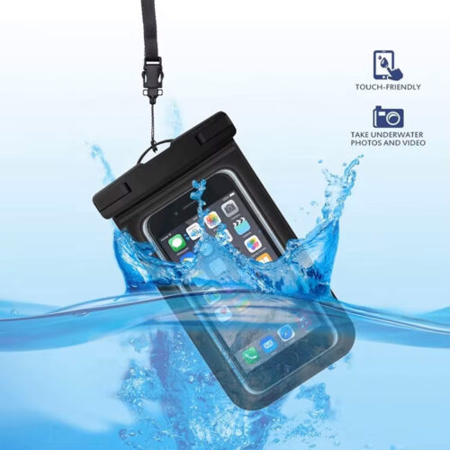 Outdoor Rainy Swimming Waterproof Bag Color Matching Waterproof Phone Bag Cell Phone Pouch - Image 2