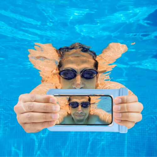 Outdoor Rainy Swimming Waterproof Bag Color Matching Waterproof Phone Bag Cell Phone Pouch - Image 5