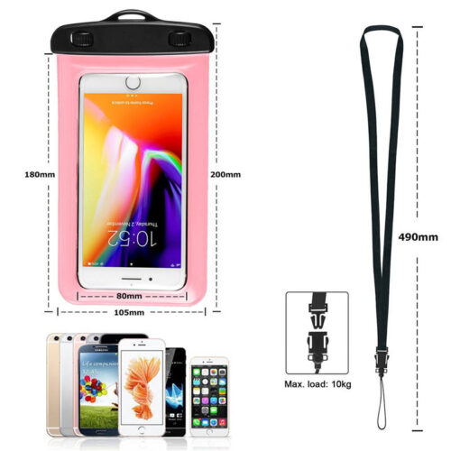 Free Sample IPX8 Universal Waterproof Phone Pouch, Large Phone Waterproof Case Dry Bag Outdoor Sports - Image 3