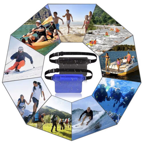 Custom Logo Waterproof Phone Bag Fanny Pack Waist Pouch with Waist Strap - Image 13
