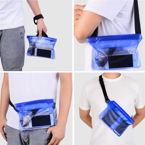 Custom Logo Waterproof Phone Bag Fanny Pack Waist Pouch with Waist Strap - Image 8