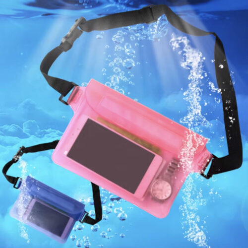 Custom Logo Waterproof Phone Bag Fanny Pack Waist Pouch with Waist Strap - Image 9