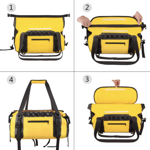 28L 60L Business Travel Storage Luggage Bag Waterproof Dufel Backpack - Image 8