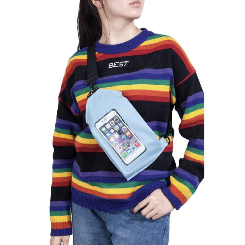 Small Sports Waterproof Chest Bags Boys Man Men Shoulder Cross Body Crossbody Sling Messenger Chest Bags - Image 5