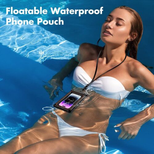 Wholesale Floating Style PVC Smartphone  Mobile Phone Sponge Pouch Universal Waterproof Phone Bag for iPhone 14 15 - Image 7